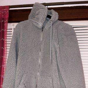 Refuge Gray Zip-Up Hoodie